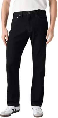 Immagine prodotto di Jeans da uomo Levi's modello 505, vestibilità regular, taglio dritto, colore nero, taglia 36W / 32L