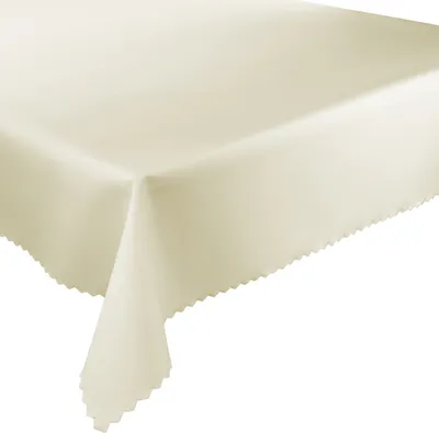 Obrázok produktu pre Nepremokavý polyesterový záhradný obrus krémový 130x160 cm