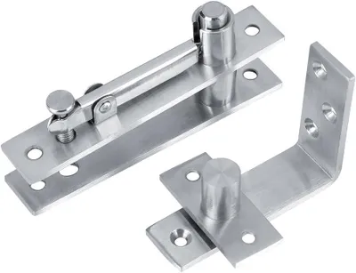 Produktbild von Tür Pivot Scharnier Set, 4 mm Edelstahl, 360 Grad Rotation, für Türen