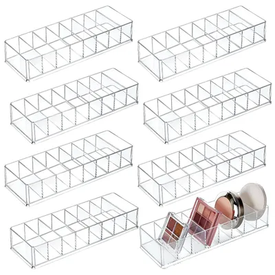 Produktbild von Set mit 8 transparenten Kosmetikschubladen