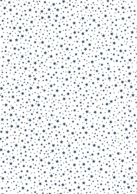Produktbild von Motivkarton "Mini-Sterne", 50 x 70 cm Blau