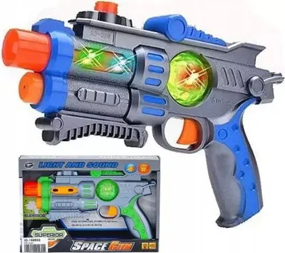 Produktbild von Batteriebetriebene Pistole mit Licht und Ton (Spielzeug - Waffen)
