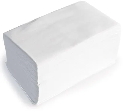 Produktbild von Vliestuch Hygotex lose 40x38cm weiß VE=400 Stück