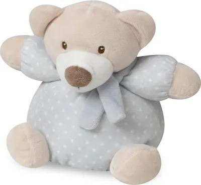 Immagine prodotto di Interbaby Orsetto con sonaglio peluche beige grigio 20 cm