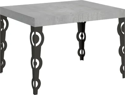Produktbild von Ausziehbarer Tisch 70x110/194 cm Karamay Cement Anthrazit Gestell