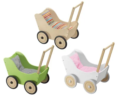 Produktbild von Puppenwagen als Lauflernhilfe in verschiedenen Farben V-95.002grün