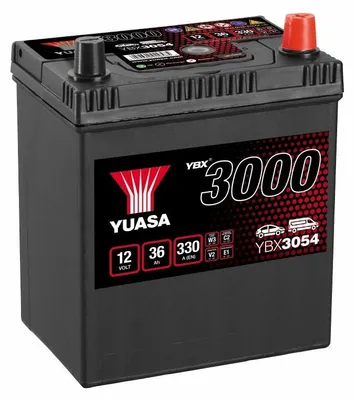 Obrázok produktu pre Autobatéria Yuasa SMF YBX3054 36 Ah T1/T3 usporiadanie článkov 0 (YBX3054)