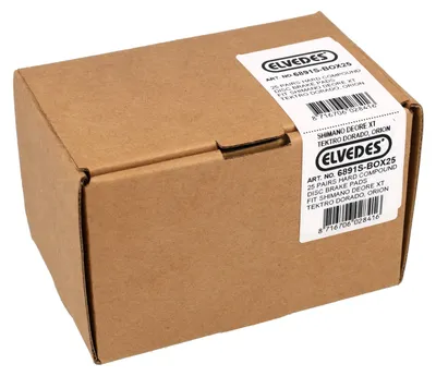 Produktbild von Elvedes Scheibenbremsbeläge 6891s hart (25 Stück)