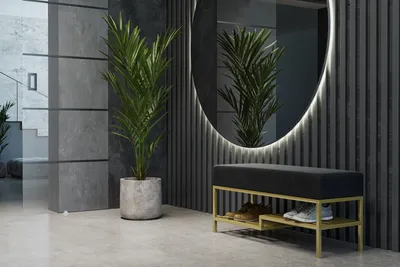 Produktbild von Design Möbel - Sitzbank 80 cm - Industrial Stil - Gepolsterte Bank mit Ablage - Loft Design - Stahlkonstruktion