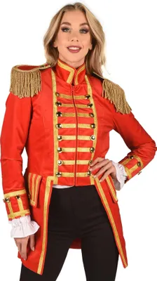 Produktbild von Gardejacke für Damen rot-gold Größe: S