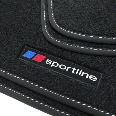 Produktbild von Sportline Fußmatten passend für BMW X2 U10 sDrive ab Bj. 12/2023-, Naht:Silber