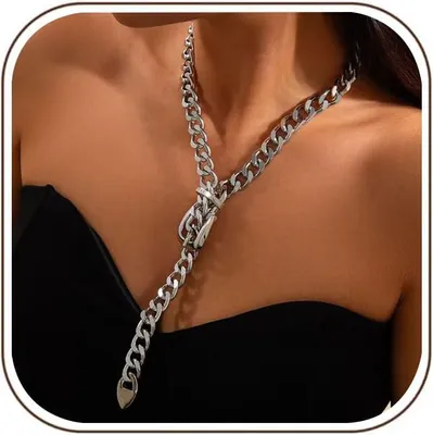 Obrázok produktu pre Choker náhrdelník, nastaviteľný, punk rock gothic, pre párty