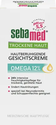 Produktbild von Sebamed Trockene Haut Omega 12 % Gesichtscreme 50ml