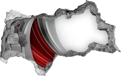 Produktbild von Selbstklebender Loch-3D-Aufkleber 95x73 cm Wellen Hintergrund