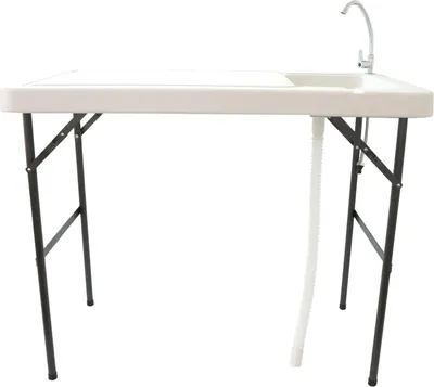 Produktbild von Klappbarer Filetiertisch, Camping Spüle mit Wasserhahn und großer Arbeitsfläche