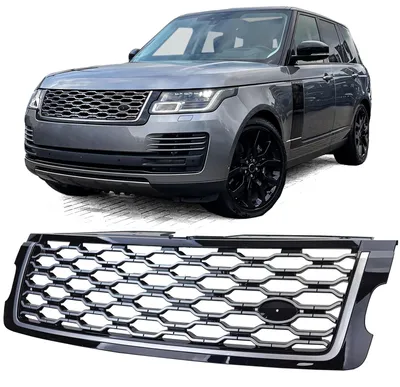 Image de Calandre avant noire pour Land Rover / pour Land Rover Vogue L405, modèles 2018-2022