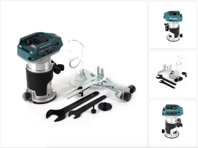 Obrázek produktu pro Akumulátorová multifunkční fréza Makita DRT 50 ZX4 18 V bezkartáčová sólo - bez baterie, bez nabíječky