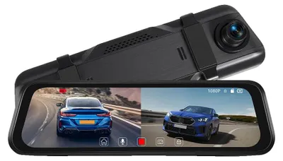 Zdjęcie produktu dla Rejestrator samochodowy, podwójny obiektyw, nagrywanie w rozdzielczości 1080P, podwójny obiektyw