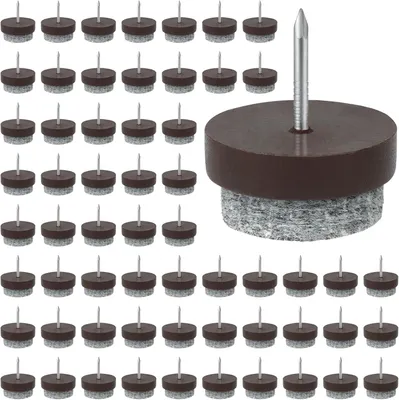Obrázek produktu pro Podložky pod nábytek, průměr 24 mm, tloušťka 5 mm, 60 kusů, vhodné pro parkety a laminátové podlahy