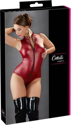Image de Body Zip rouge XL