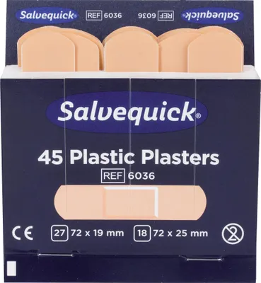Produktbild von Salvequick Pflasterstrip Refill 6036 45 St./Pack.