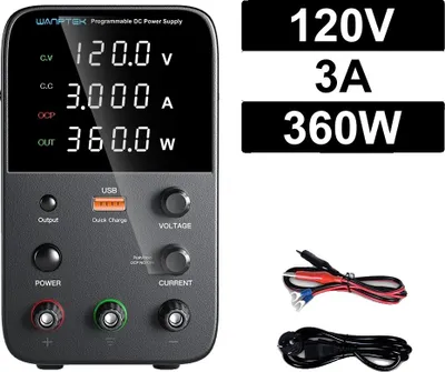 Produktbild von Labor DC-Stromversorgung, einstellbarer Spannungsbereich, digitale Anzeige, WPS 0-120V 0-3A