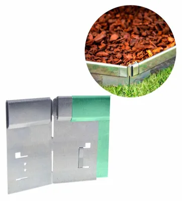 Immagine prodotto di Angolo bordure per aiuole parte esclusiva 18x8x14,8 cm | Bordure per aiuole | Aiuole giardino