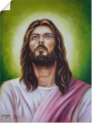 Produktbild von ARTland Poster Jesus Christus Porträt Größe: 90x120 cm