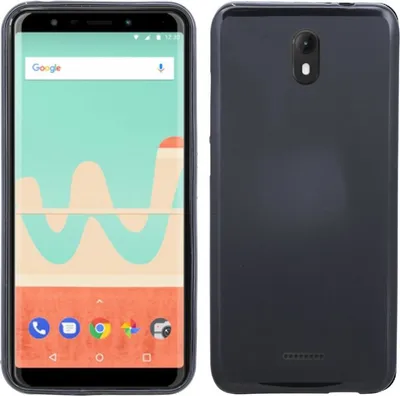 Produktbild von Wiko View Go Handy Silikon Schutzhülle Cover Case Schwarz