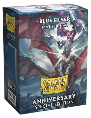 Produktbild von Dragon Shield: Matte - Cobalt & Silver