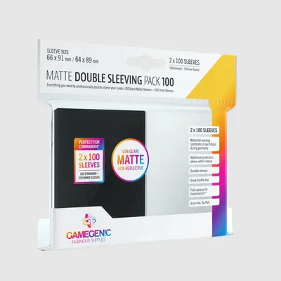 Produktbild von Gamegenic - Matte Double Sleeving Pack 100