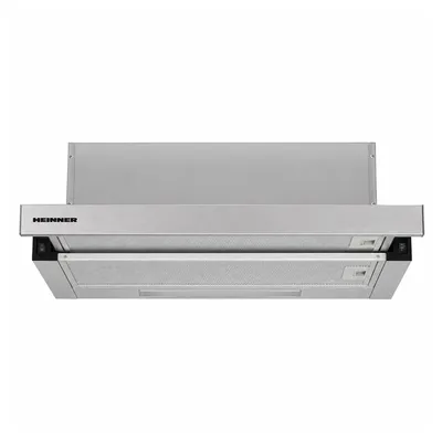 Produktbild von Heinner HTCH-F400IX Einbau-Dunstabzugshaube 60 cm, 358,4 m³/h, 1×65 W Motor, 1×2 W LED, Silber