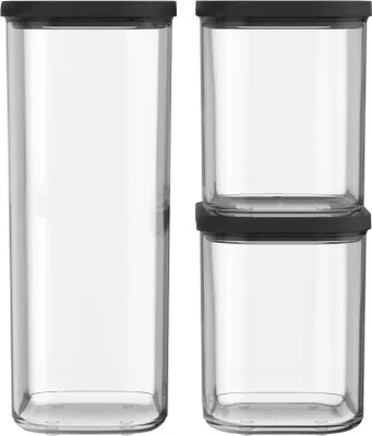 Produktbild von Mepal 6 Stück modula starterset 3-teilig - schwarz 106995540400