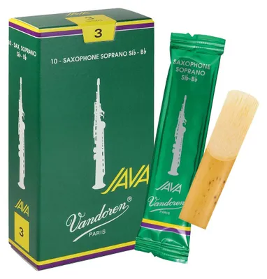 Sopransaxophon-Riet Java Stärke 3, 10er-Pack