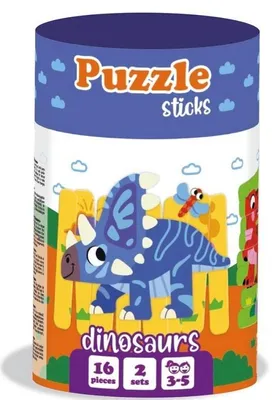Obrázek produktu pro Roter Kafer Puzzle – tyčinky s dinosaury – vzdělávací skládačka pro děti od 3 let