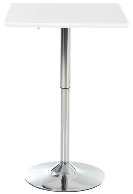 Produktbild von HOMCOM Bartisch Bistrotisch Pub Höhenverstellbarer Quadratischer Stehtisch Tisch