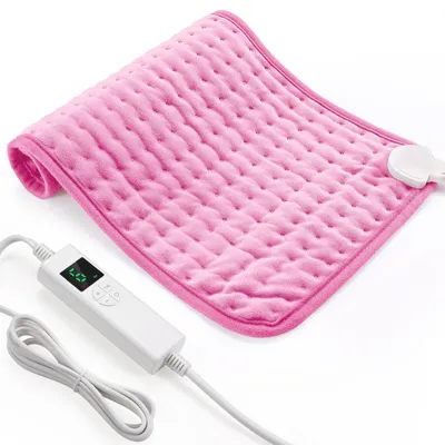 Image de Coussin chauffant - 30 x 60 cm - 6 niveaux de chaleur - Rose