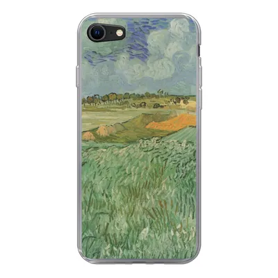 Produktbild von MuchoWow® Handyhülle Schutzhülle Hülle für iPhone 7 In der Nähe von Auvers - Vincent van Gogh Silikon Softcase Handy Hülle - Kartenhalter