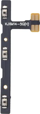 Zdjęcie produktu dla Clappio, elastyczny kabel przycisk zasilania + głośność dla Xiaomi 14 5G, czarny