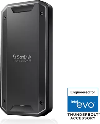 Image de SanDisk Professional PRO-G40 - SSD - 1 To - externe (portable) - USB 3.2 Gen 2 / Thunderbolt 3 (connecteur USB-C) - noir