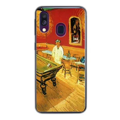 Produktbild von MuchoWow® Handyhülle Schutzhülle Hülle für Samsung Galaxy A40 Das Nachtcafé - Vincent van Gogh Silikon Softcase Handy Hülle - Handy-Tasche