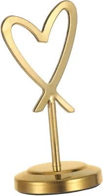 Produktbild von Fotohalter aus goldfarbenem Edelstahl – hübsch, für Notizen, Memos und zur Organisation