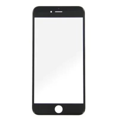 Produktbild von Displayglas für iPhone 6s Plus schwarz LCD + Rahmen Echt Panzerfolie