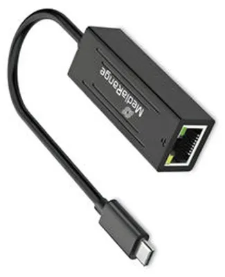 Obrázek produktu pro MediaRange MRCS237, Kabel, USB typu C, Ethernet, 1000 Mbit/s, Černá
