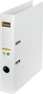 Produktbild von bene No.1 Ordner weiß Karton 5,2 cm DIN A4