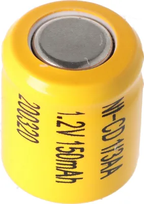 Produktbild von Akku passend für Sanyo N-110AA Akku NiCd 1/3 AA Mignon ohne Lötfahne 150mAh
