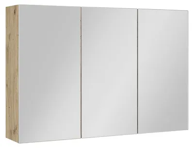 Productafbeelding van Badkamerspiegelkast Vicco Lavia Artisanaal eiken 90 x 60.2 cm, Model 66866