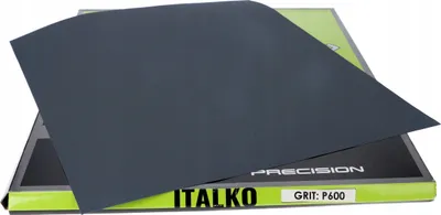 Produktbild von ITALKO Schleifpapier P600 50x Nass Sandpaper Körnung 600 für Auto Lack Metall nassschleifpapier