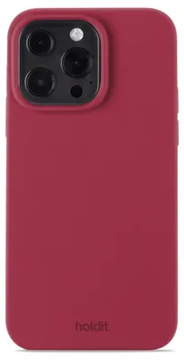 Obrázok produktu pre Puzdro Holdit z mäkkého silikónu pre Apple iPhone 13 Pro – farba červený velvet