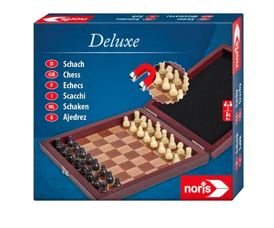 Produktbild von Noris Spiele Deluxe Reisespiel Schach; 606108005